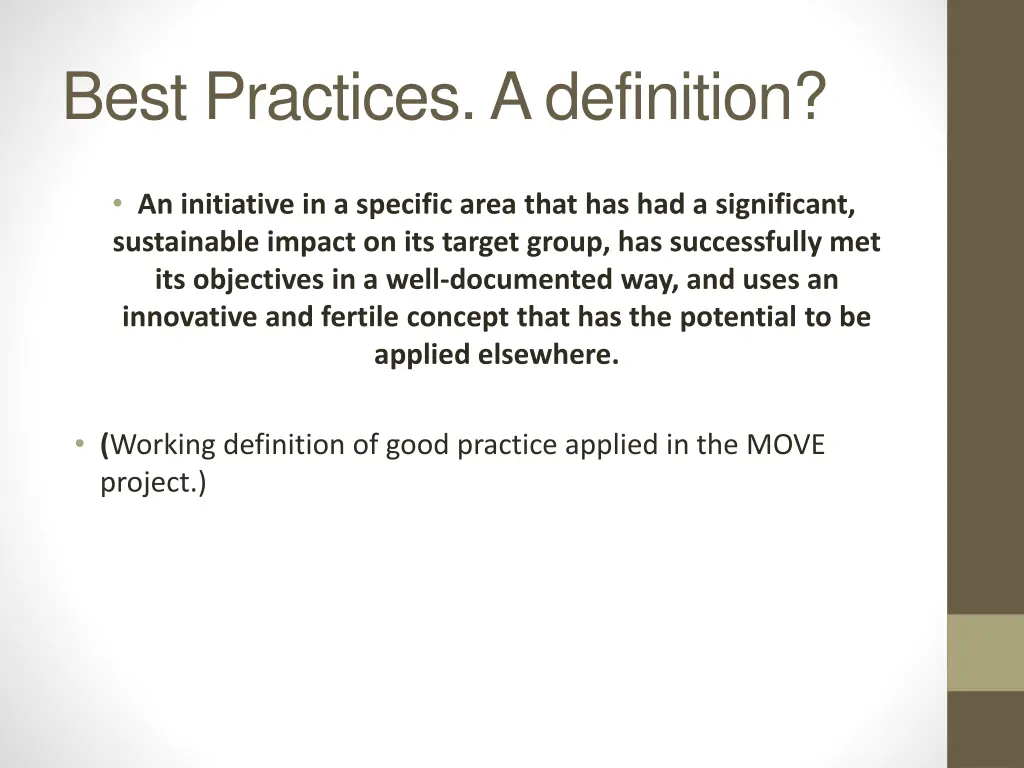 best practices a definition