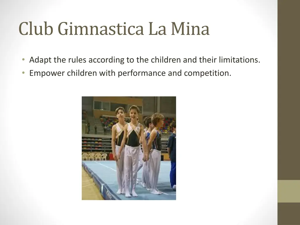 club gimnasticala mina 1