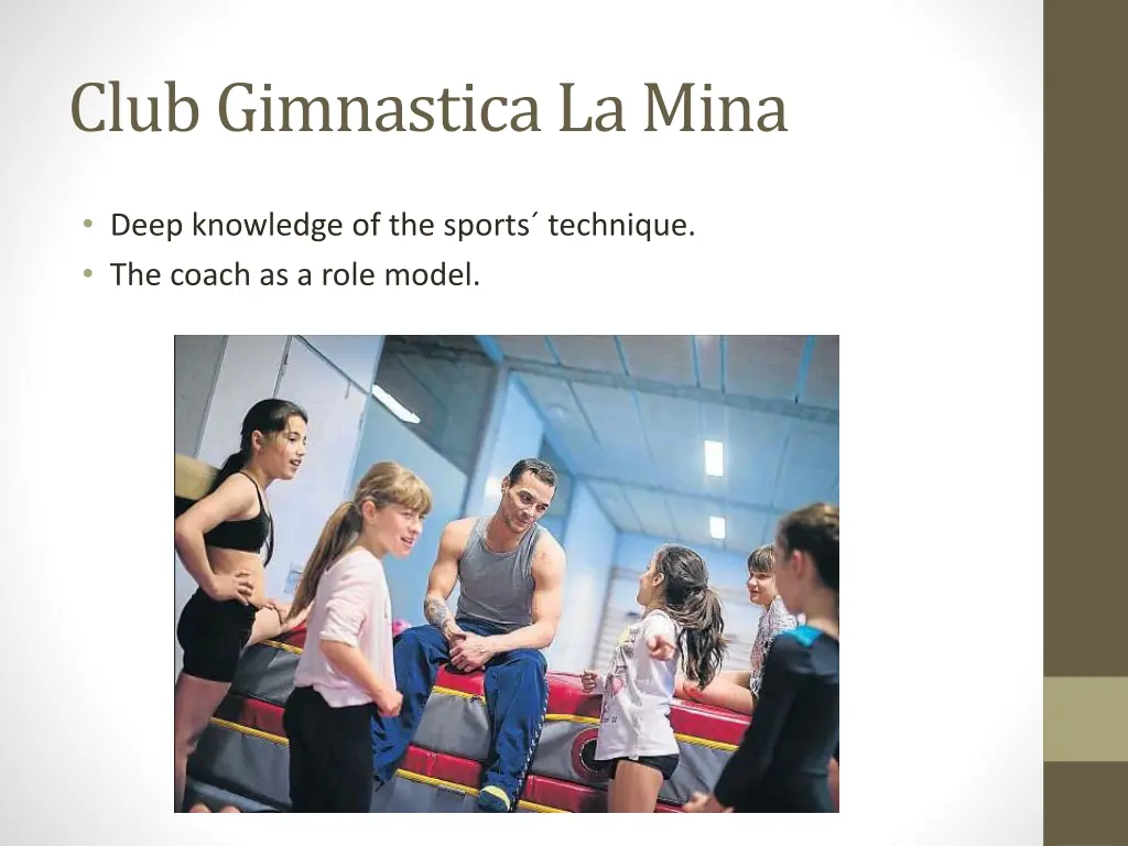 club gimnasticala mina