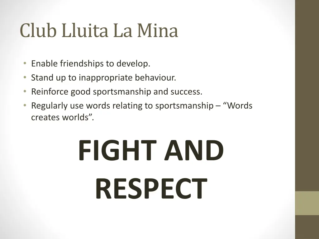 club lluitala mina 1