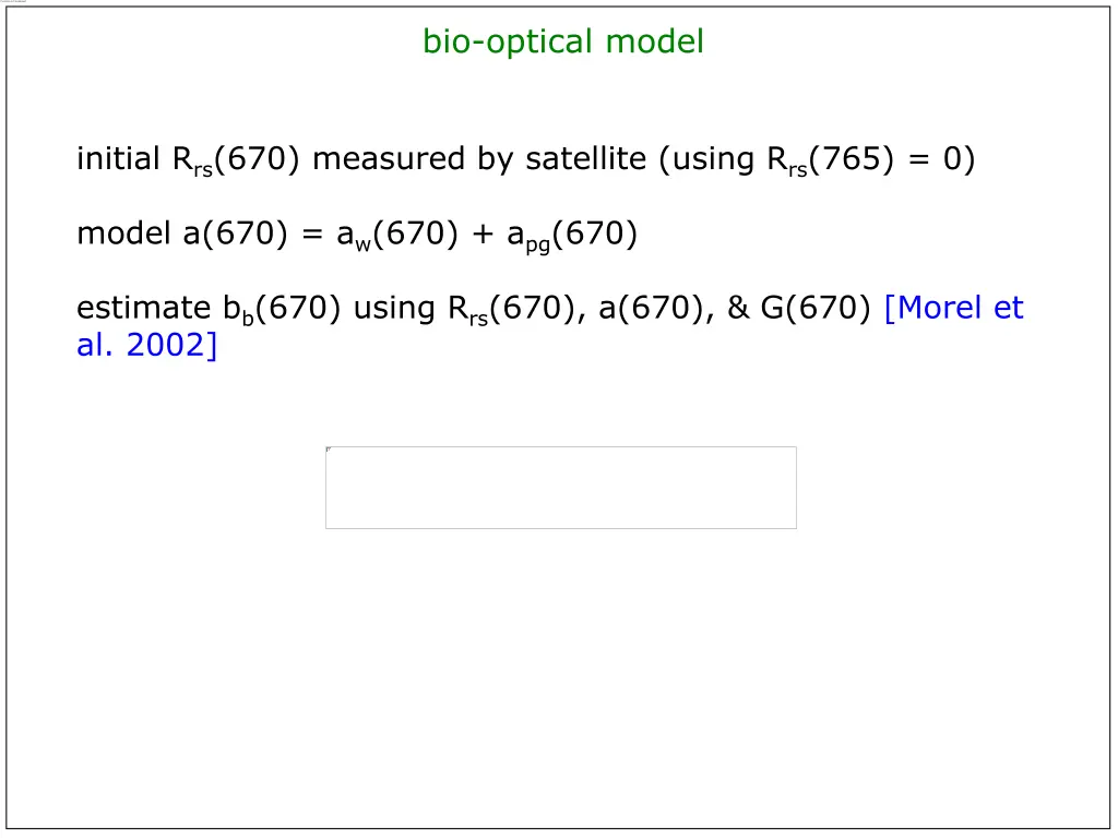 bio optical model 2