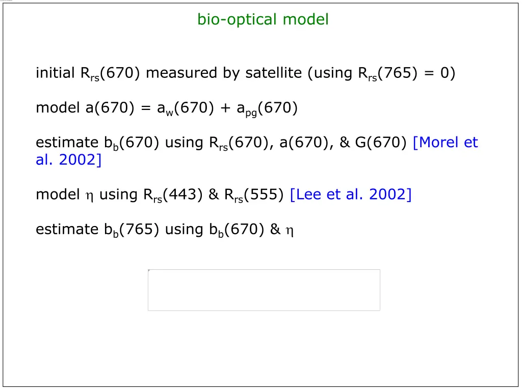bio optical model 4