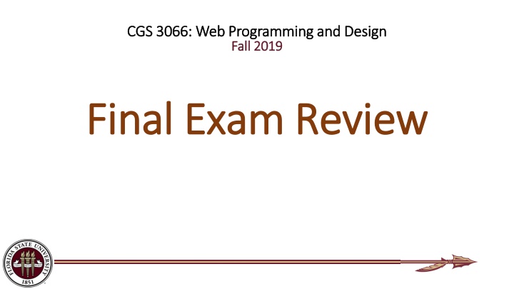cgs 3066 web programming and design cgs 3066