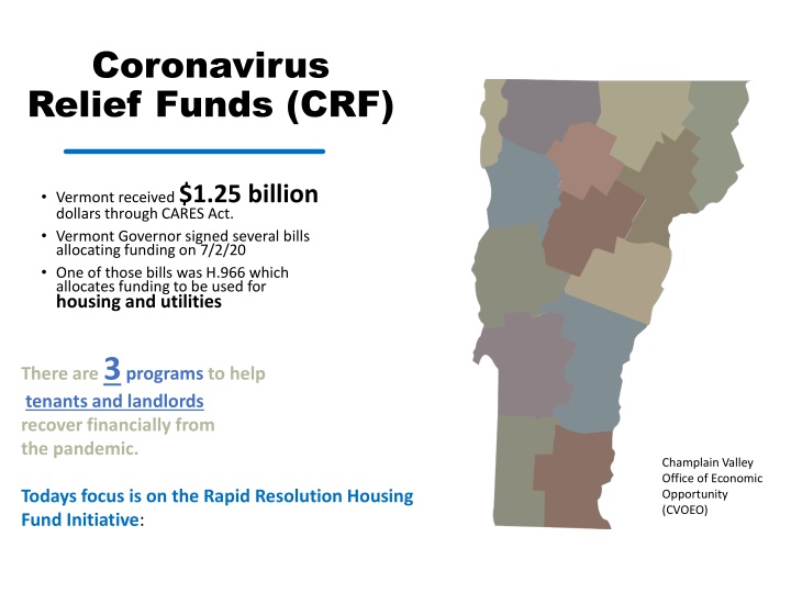coronavirus relief funds crf
