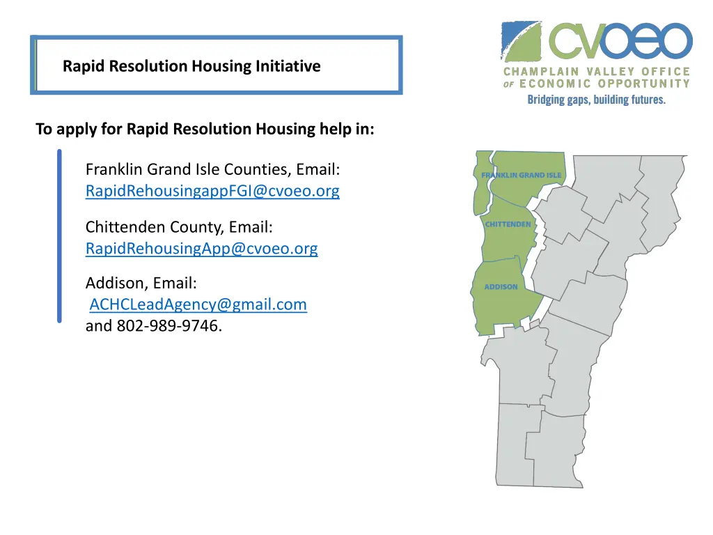 rapid resolution housing initiative 3