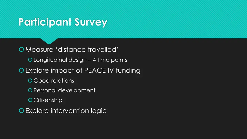 participant survey