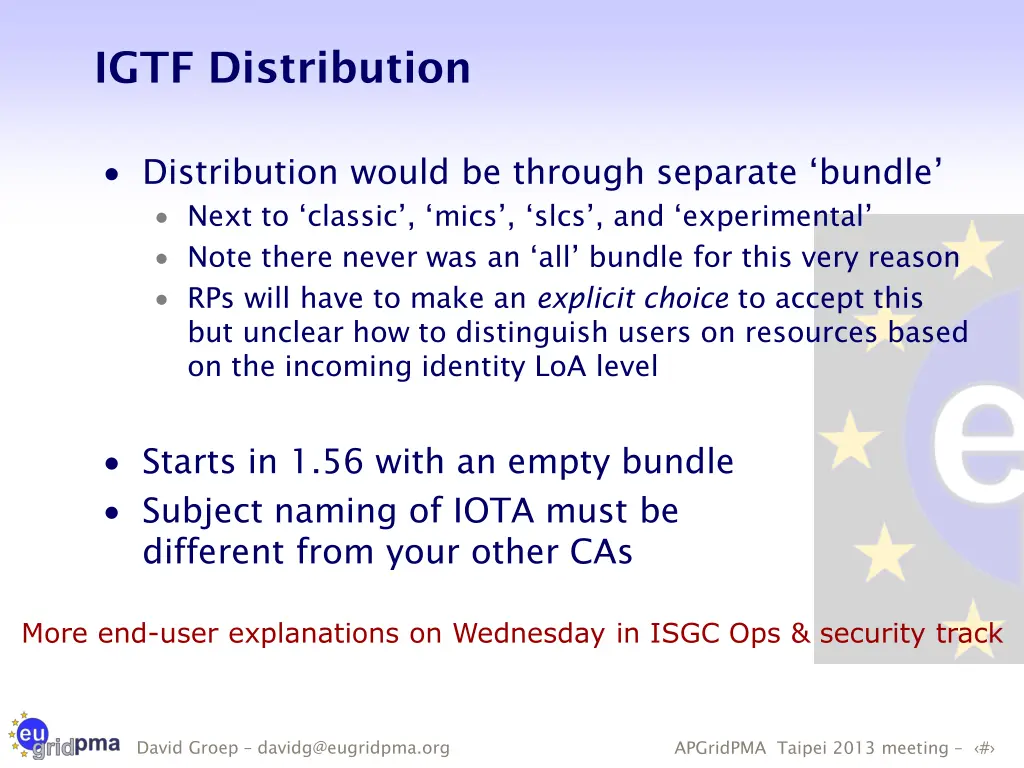 igtf distribution