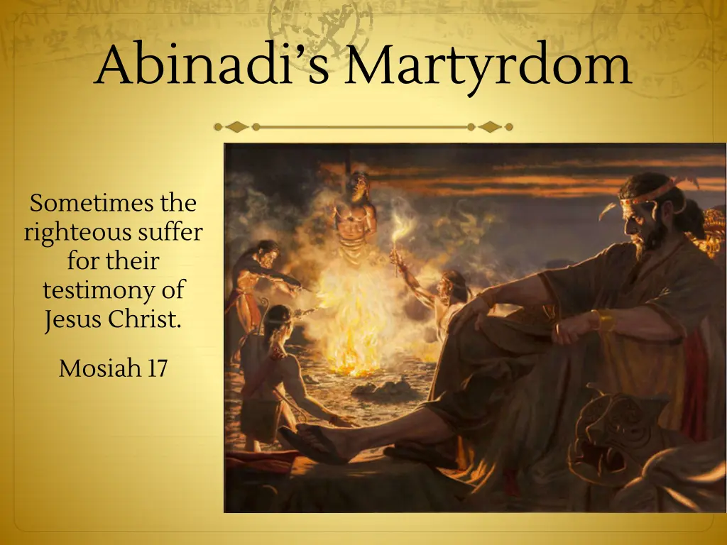 abinadi s martyrdom