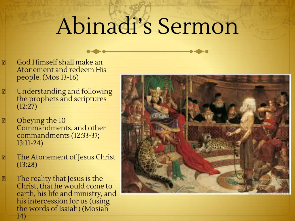 abinadi s sermon