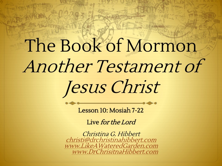 the book of mormon another testament of jesus