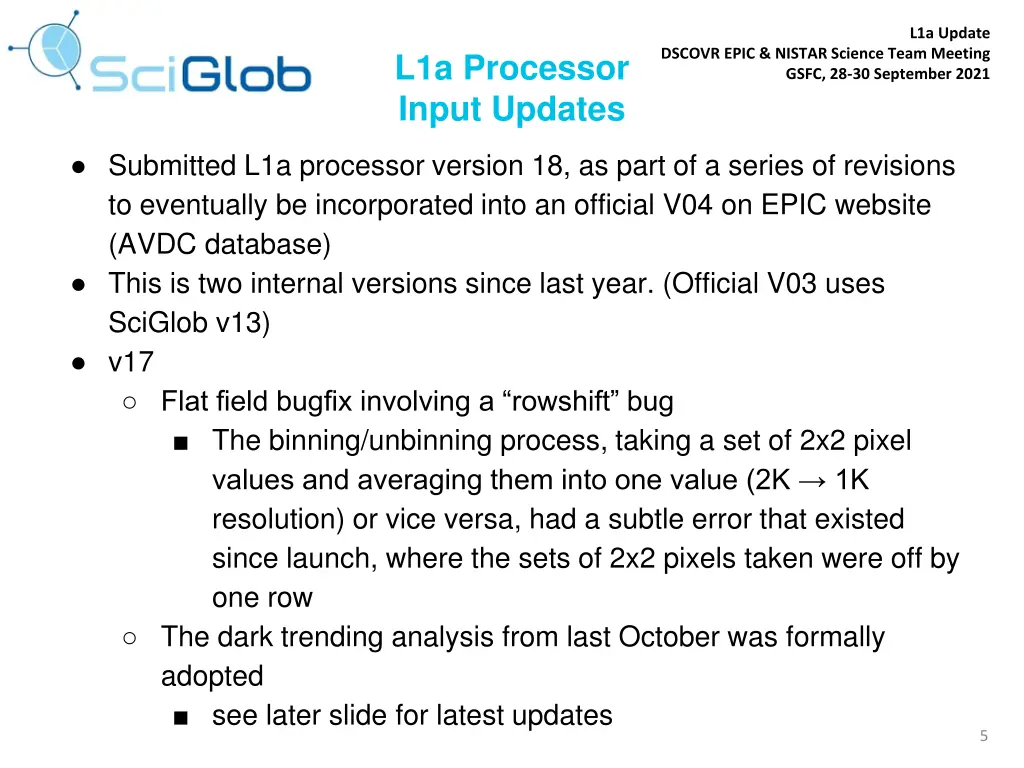l1a update 2