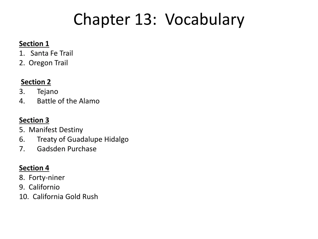 chapter 13 vocabulary