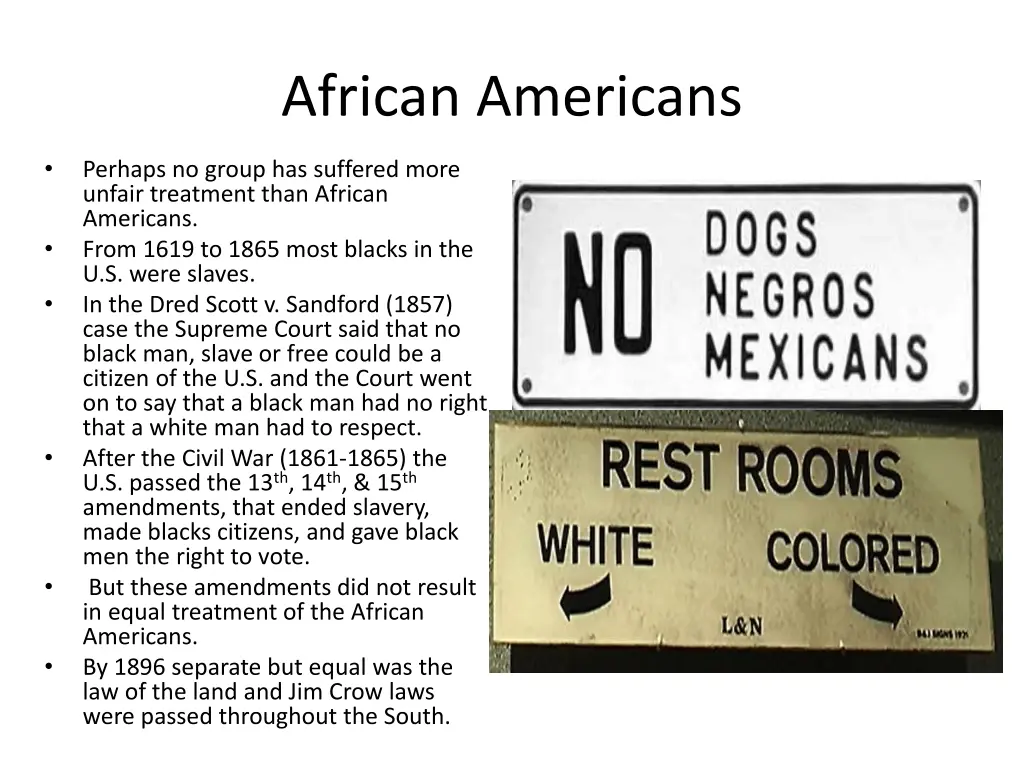 african americans