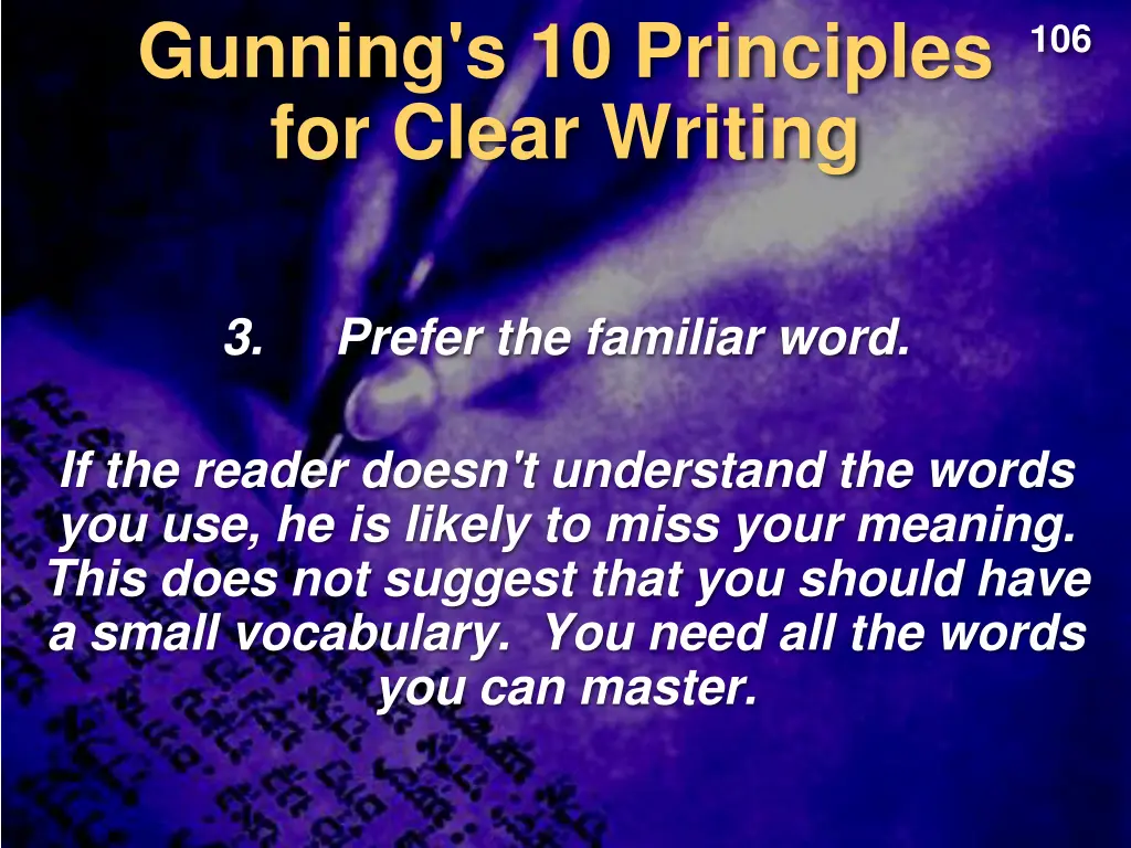 gunning s 10 principles for clear writing 2