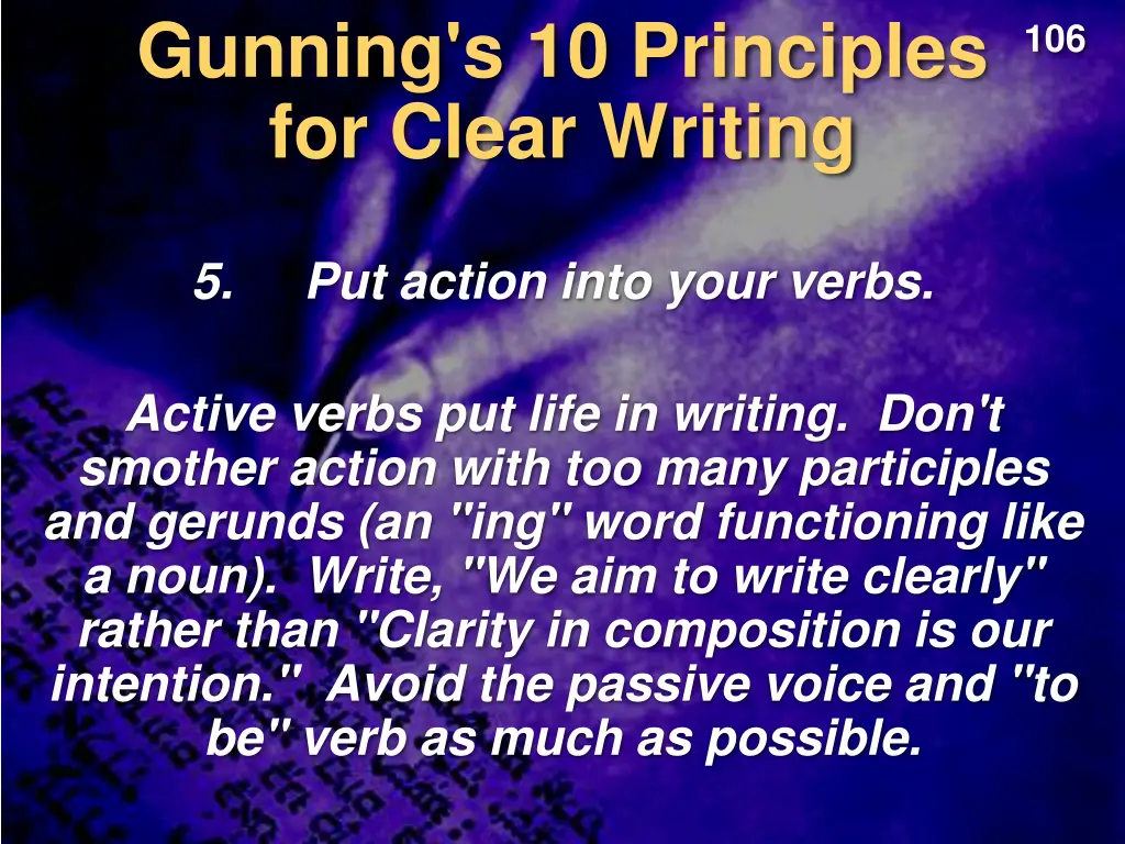 gunning s 10 principles for clear writing 4