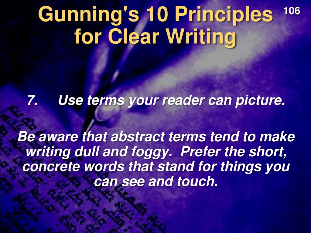 gunning s 10 principles for clear writing 6
