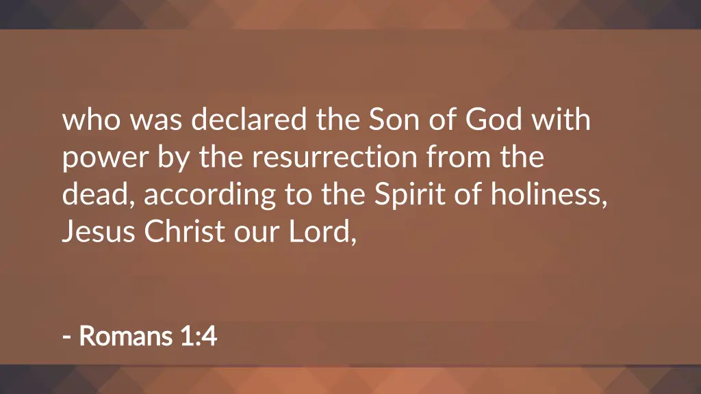 who was declared the son of god with power