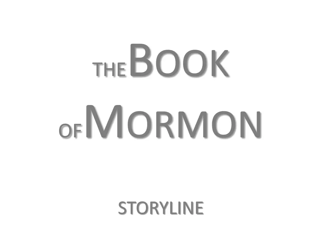 the b ook of m ormon
