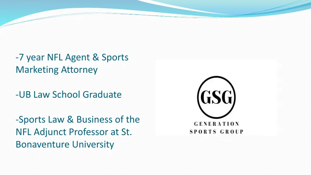7 year nfl agent sports marketing attorney