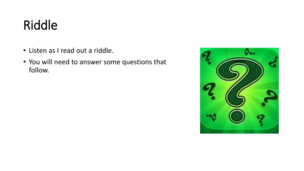 riddle riddle
