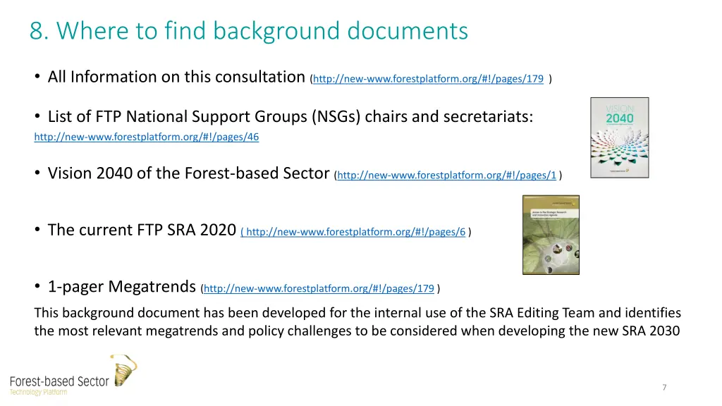 8 where to find background documents