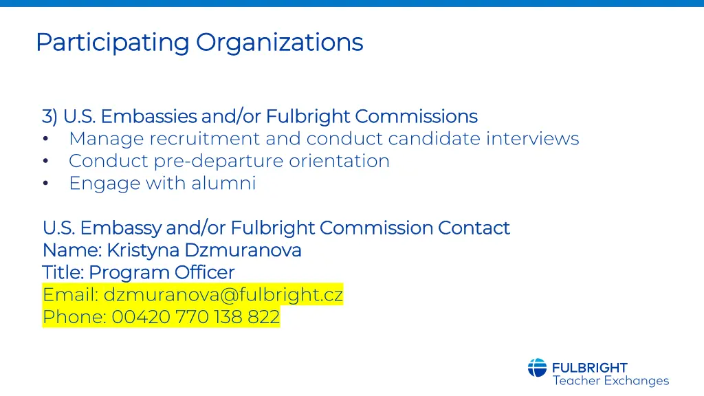 participating organizations participating 1