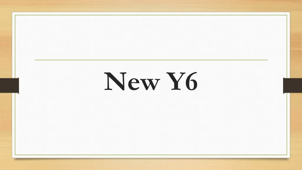 new y6