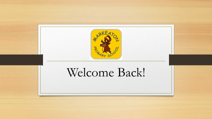 welcome back