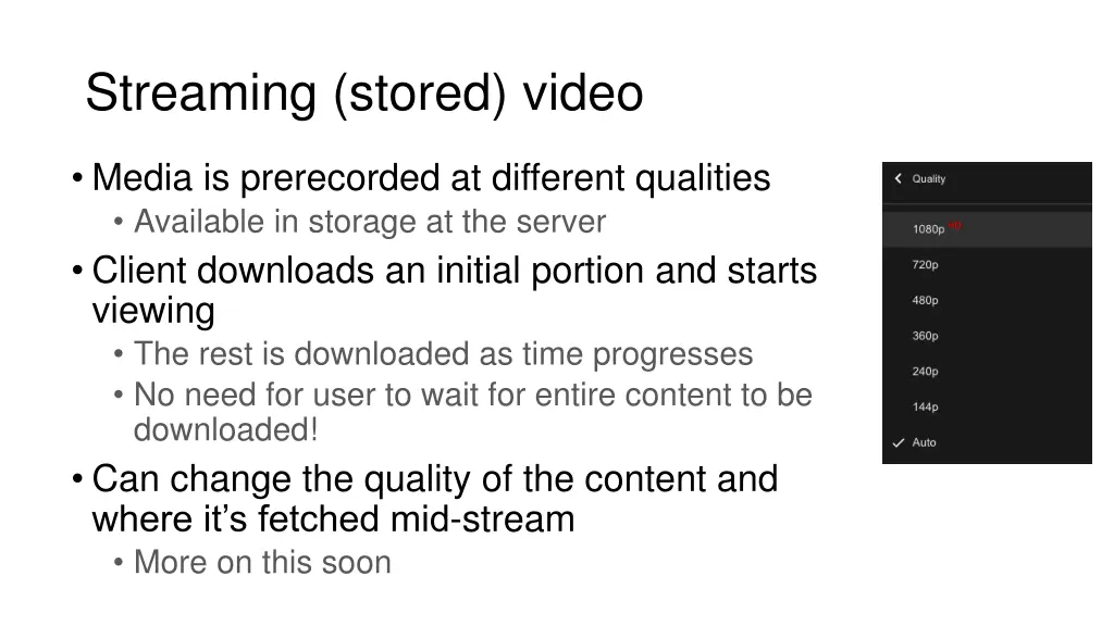 streaming stored video