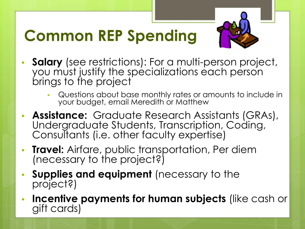 common rep spending