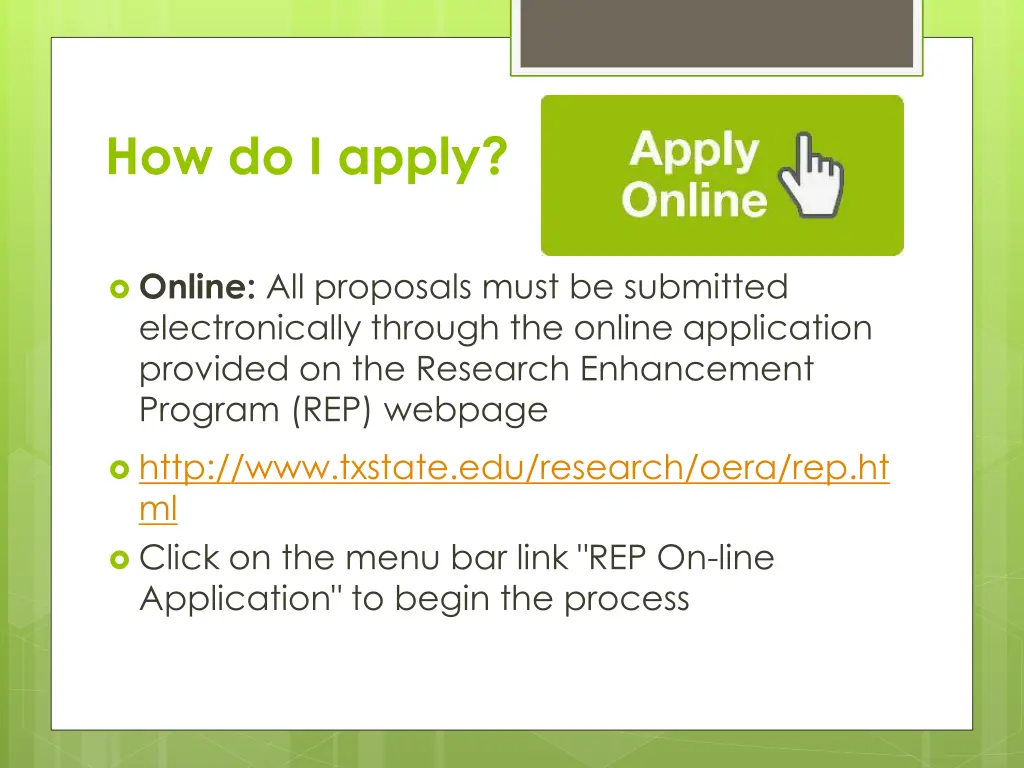 how do i apply