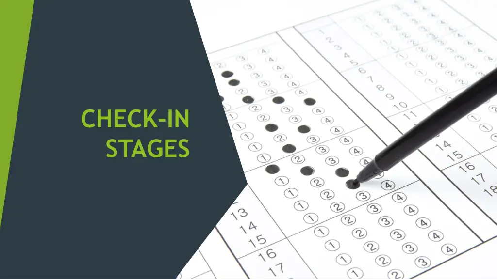 check in stages