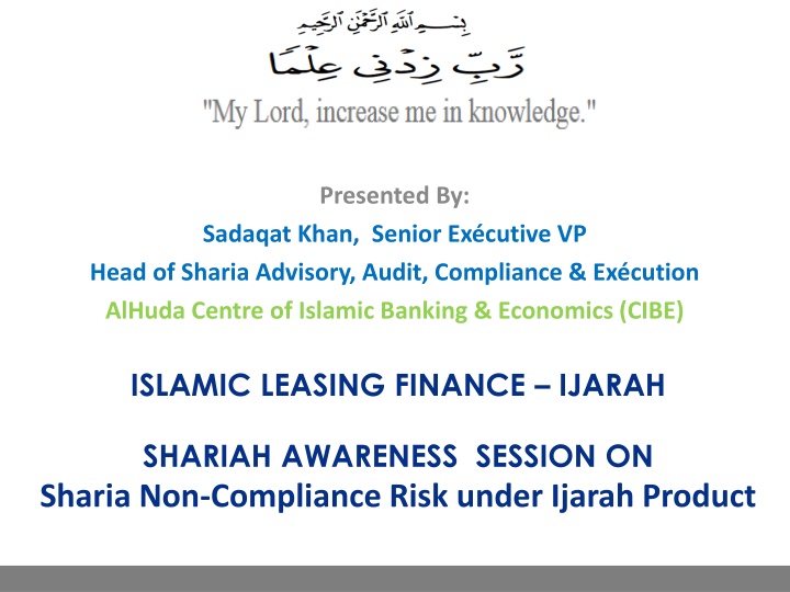 presented by sadaqat khan senior ex cutive
