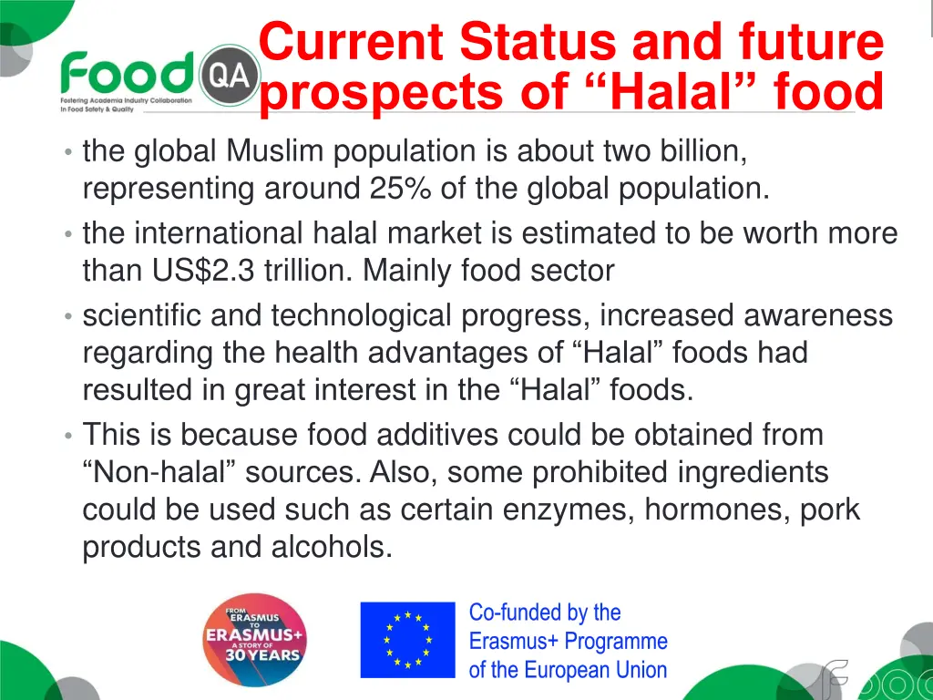 current status and future prospects of halal food
