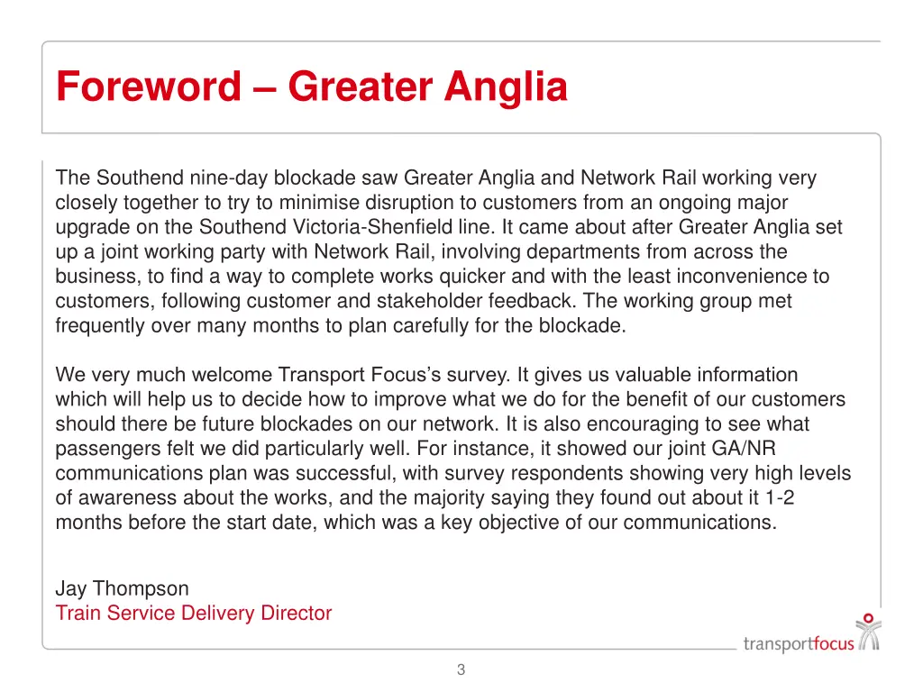 foreword greater anglia