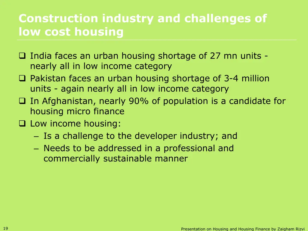 construction industry and challenges of low cost
