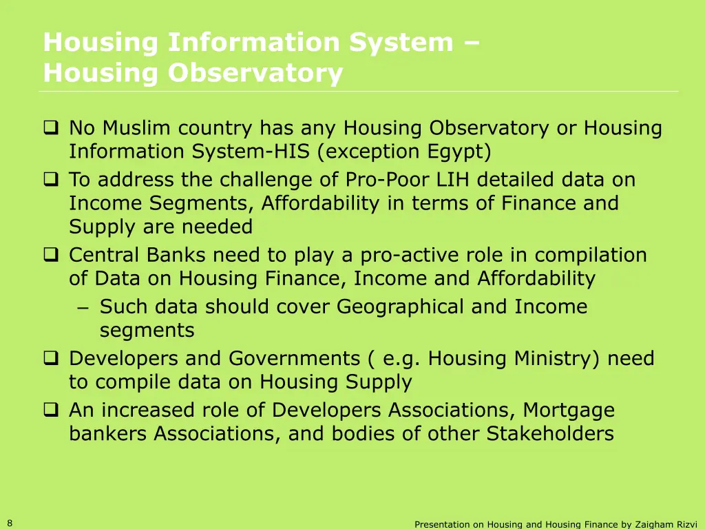 housing information system housing observatory