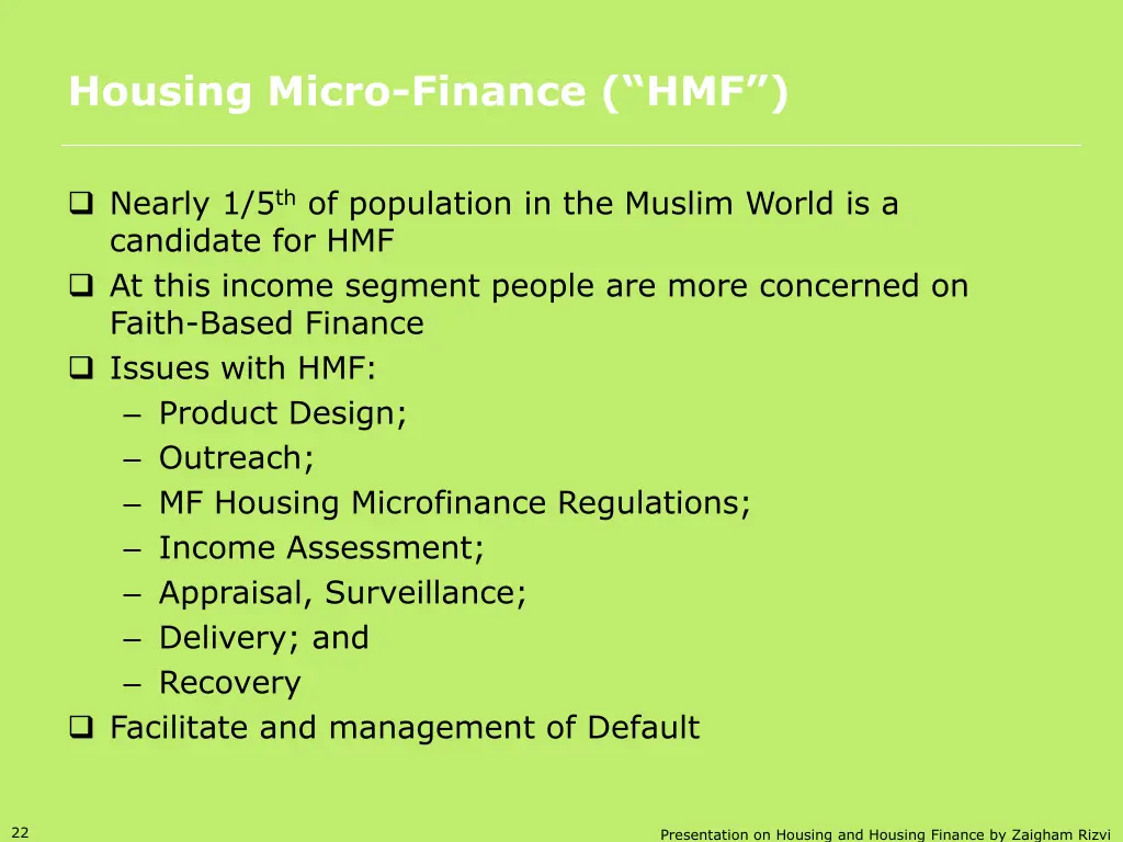 housing micro finance hmf