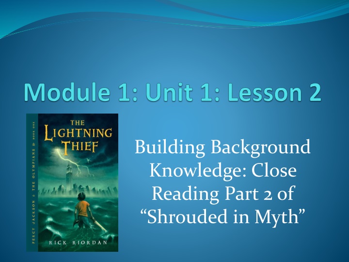 building background knowledge close reading part