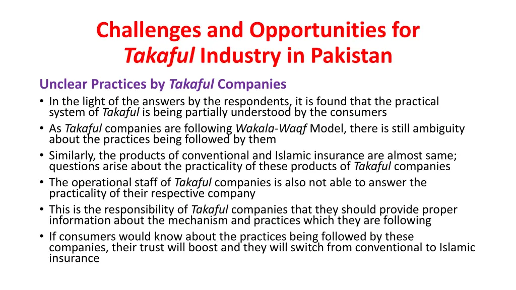 challenges and opportunities for takaful industry 3