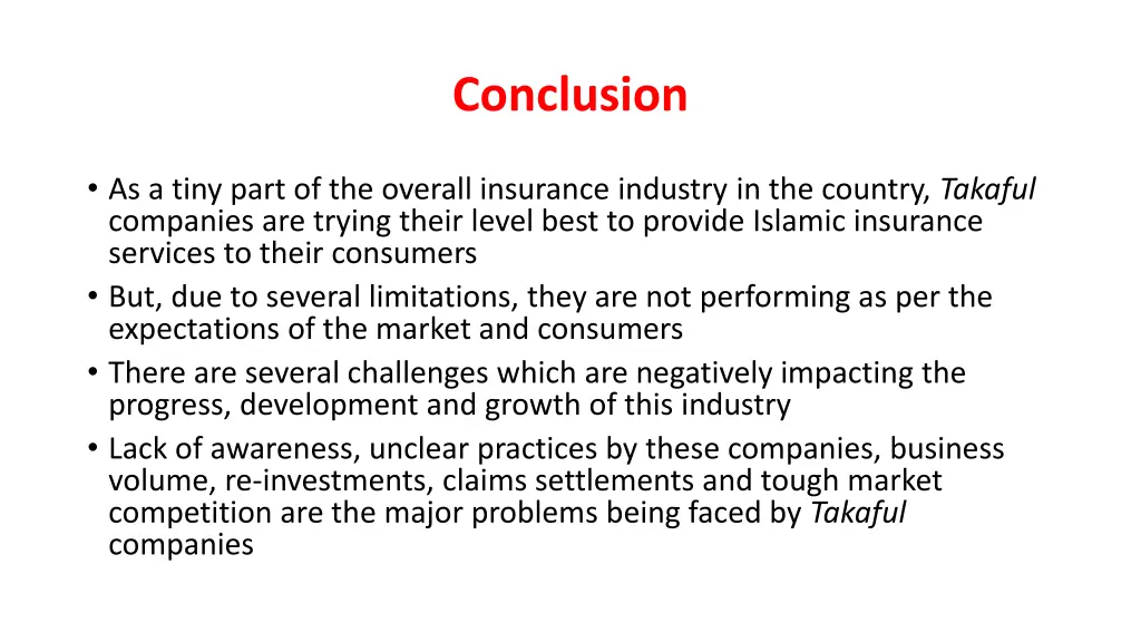 conclusion 1
