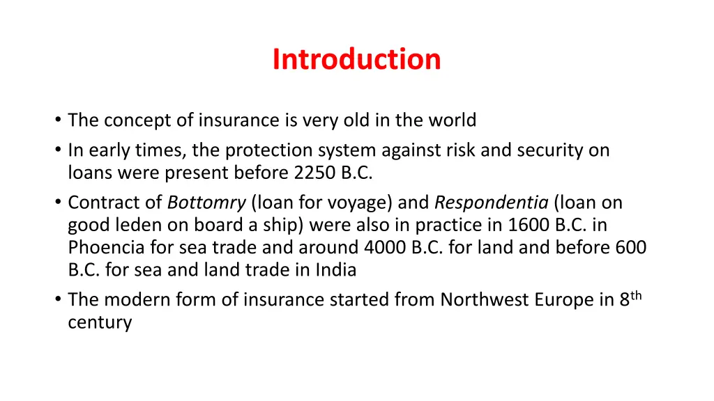introduction