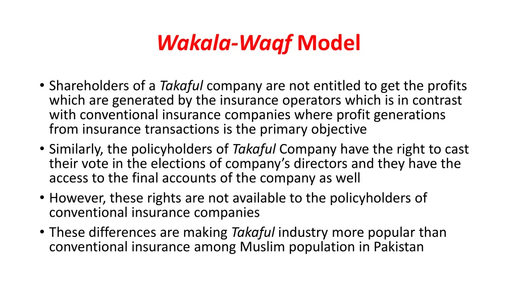 wakala waqf model 2