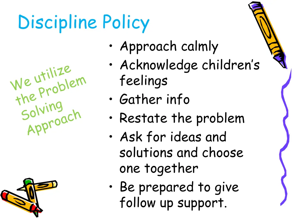 discipline policy