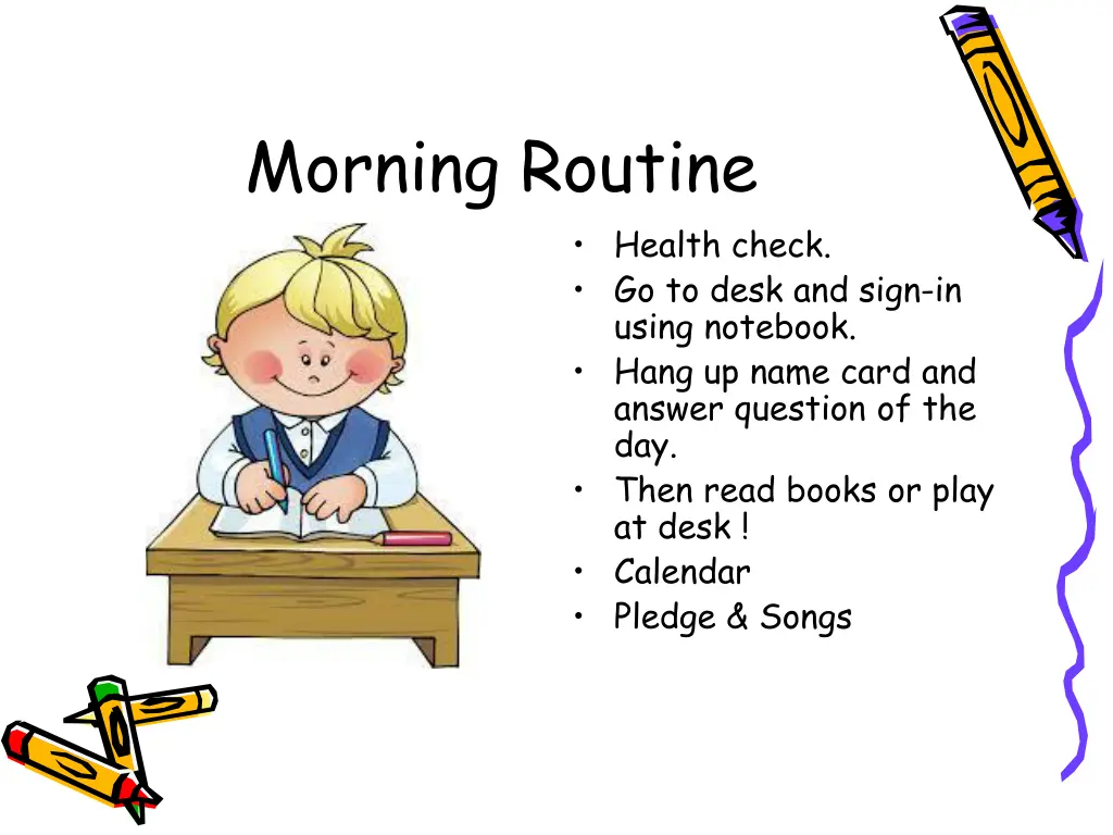 morning routine