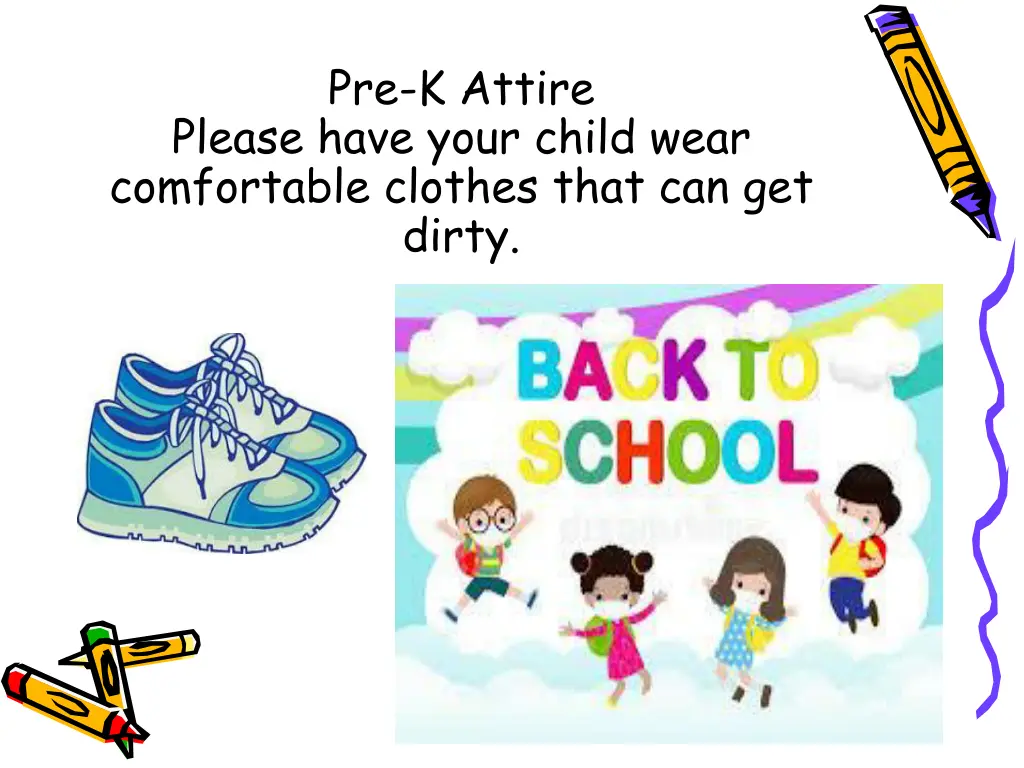 pre k attire