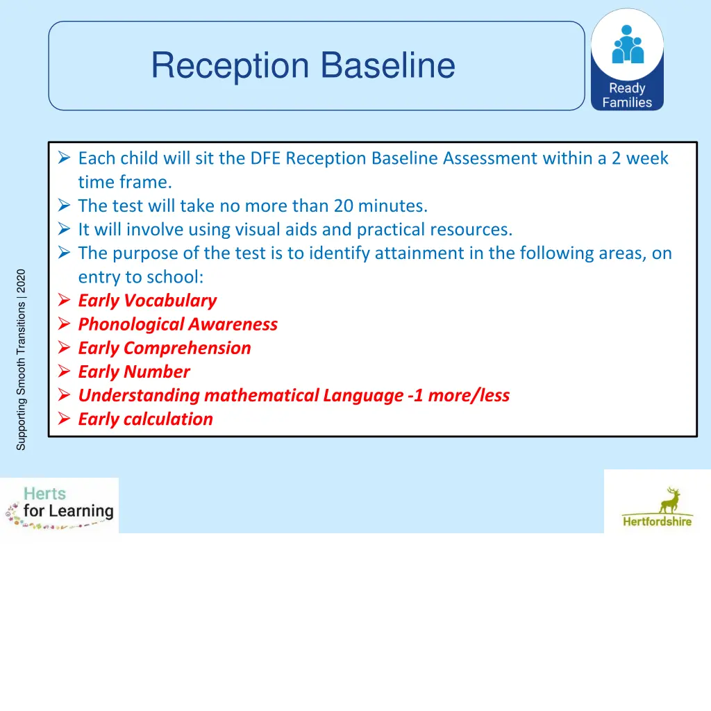 reception baseline