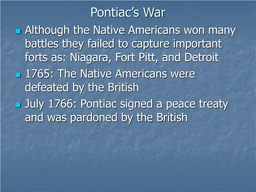 pontiac s war 1