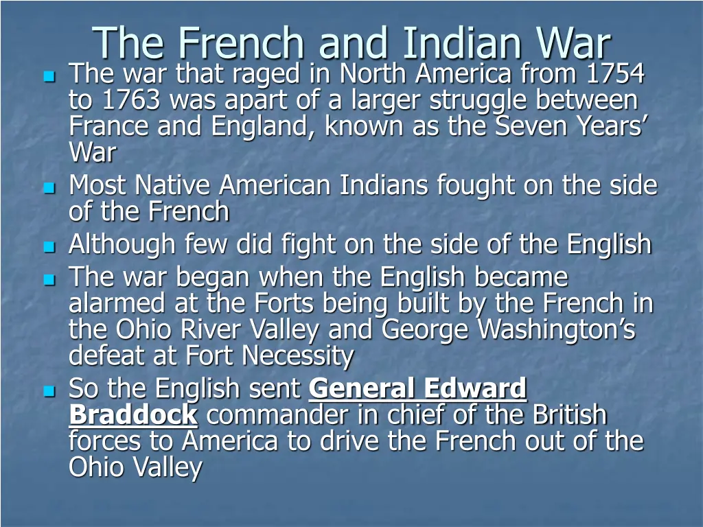 the french and indian war the war that raged