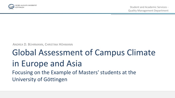 student and academic services quality management
